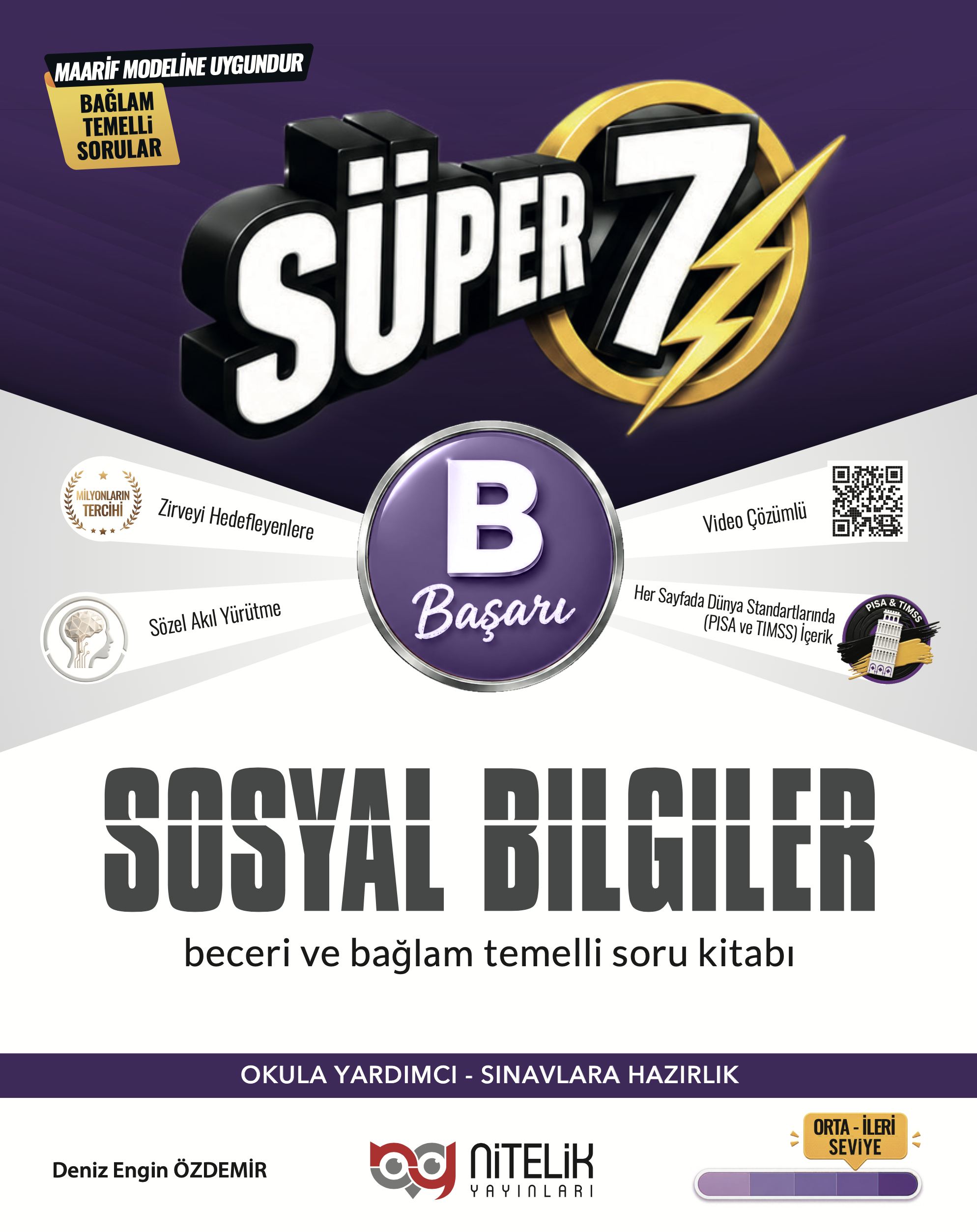 7. SINIF SÜPER SOSYAL BİLGİLER SORU KİTABI -B-